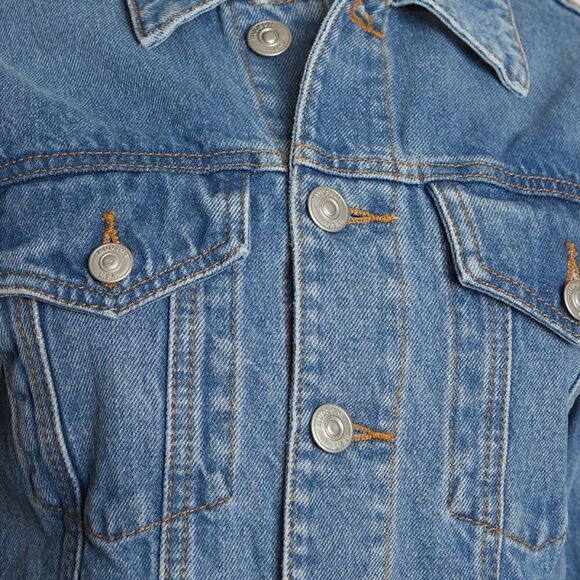 Hudson Jeans denim jacket classic trucker brand new in bag size S/M - Picture 2 of 5